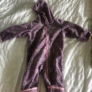 Columbia fleece baby bunting